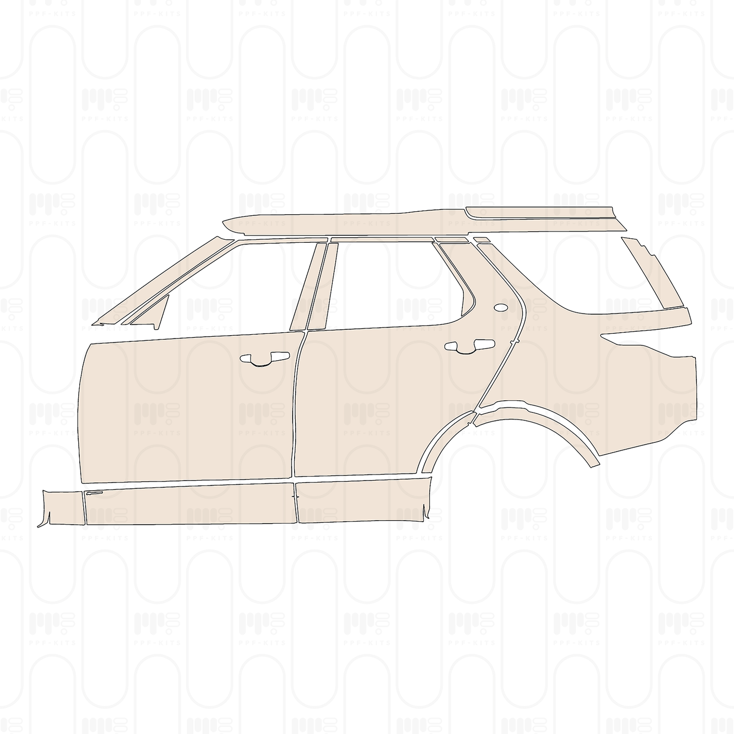 Voorgesneden PPF Land Rover Discovery 5 R-Dynamic S 2022