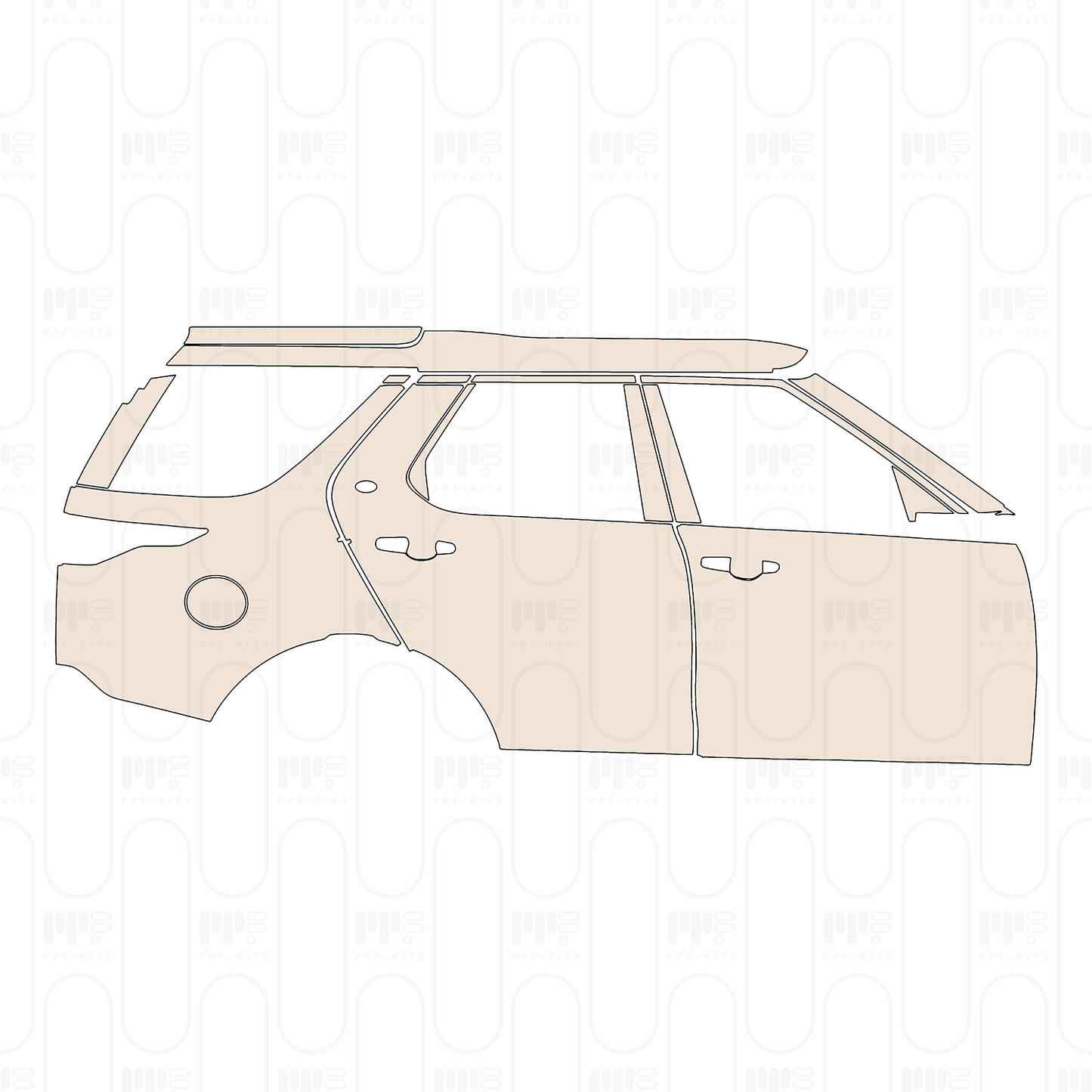 Voorgesneden PPF Land Rover Discovery 5 S 2022