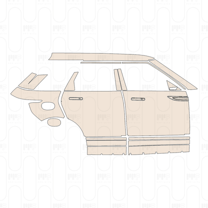 Voorgesneden PPF Land Rover Range Rover Evoque Standard Wheelbase Base 2022