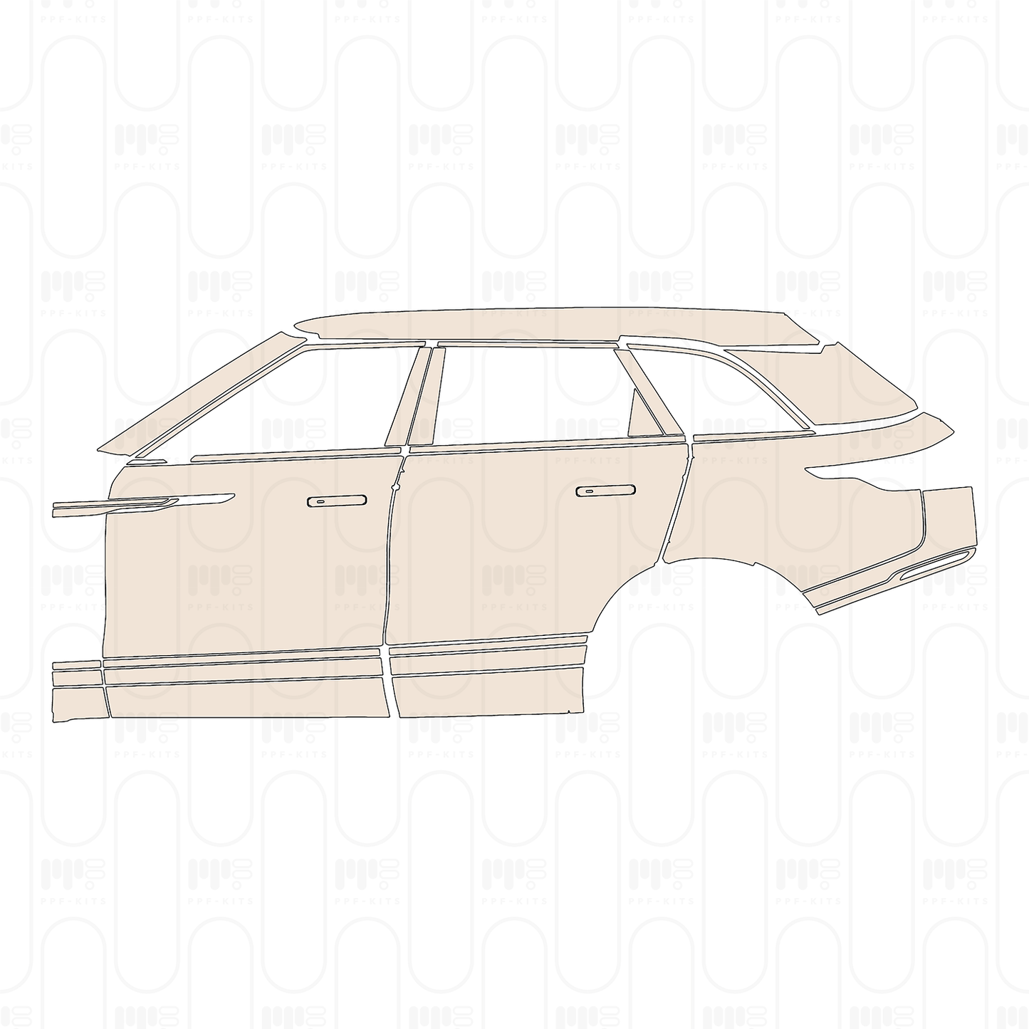 Voorgesneden PPF Land Rover Range Rover Velar R-Dynamic S 2022
