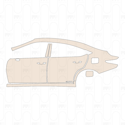 Voorgesneden PPF Lexus ES (US) Luxury 2023