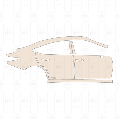 Voorgesneden PPF Lexus ES (US) Luxury 2023