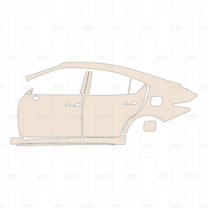 Voorgesneden PPF Lexus IS Sedan Base 2022