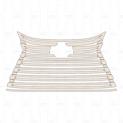 Voorgesneden PPF Lexus LX Luxury 2022