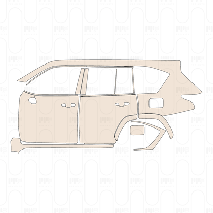Voorgesneden PPF Lexus LX Luxury 2022