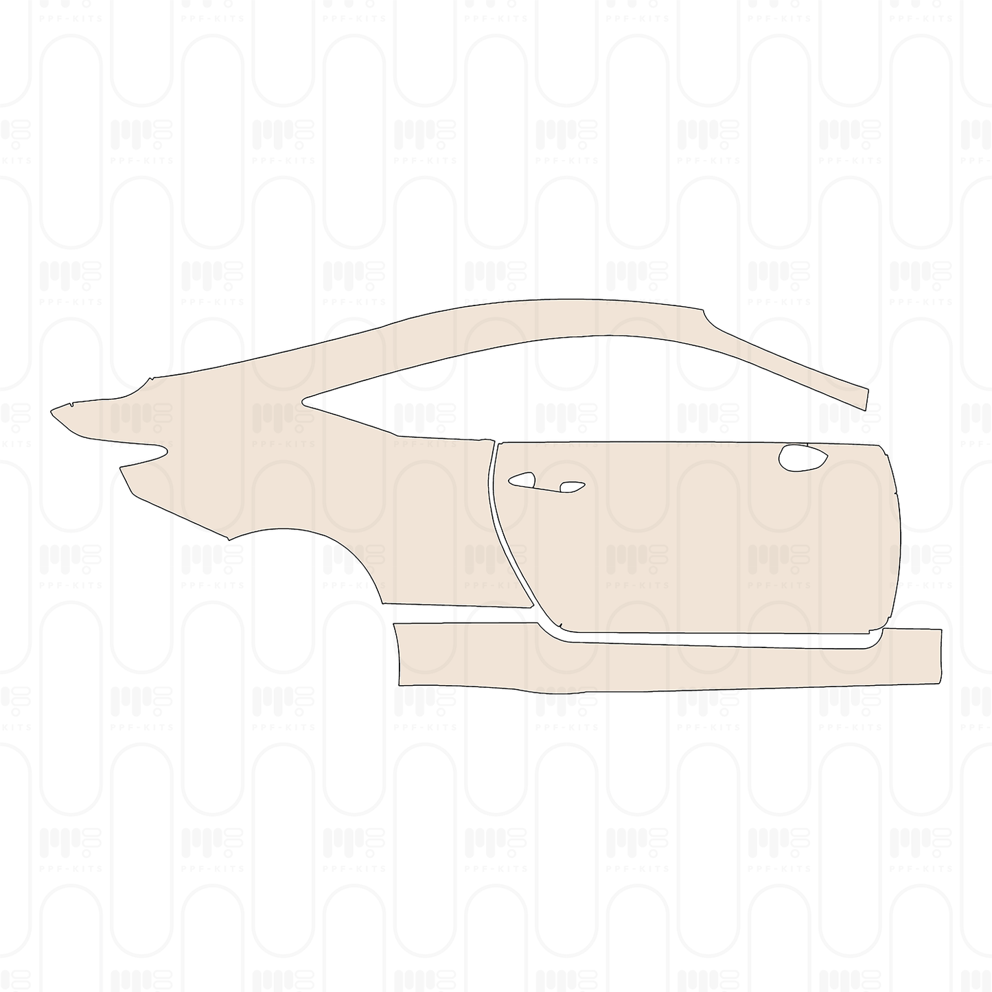Voorgesneden PPF Lexus RC Base 2022