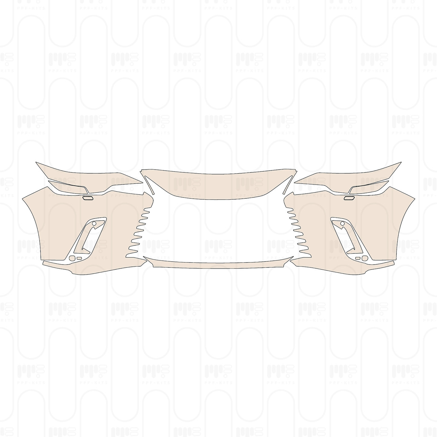 Voorgesneden PPF Lexus RX (SWB) Base 2023