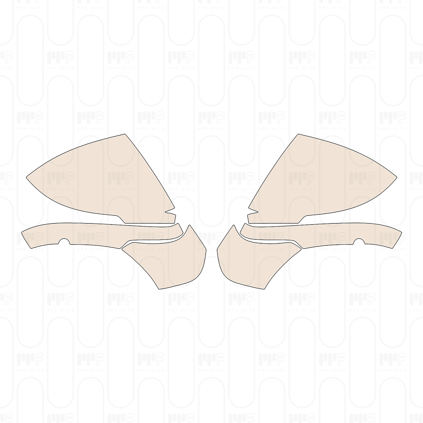 Voorgesneden PPF Maserati GranTurismo Folgore 2024