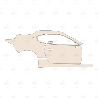 Voorgesneden PPF Maserati GranTurismo Folgore 2024