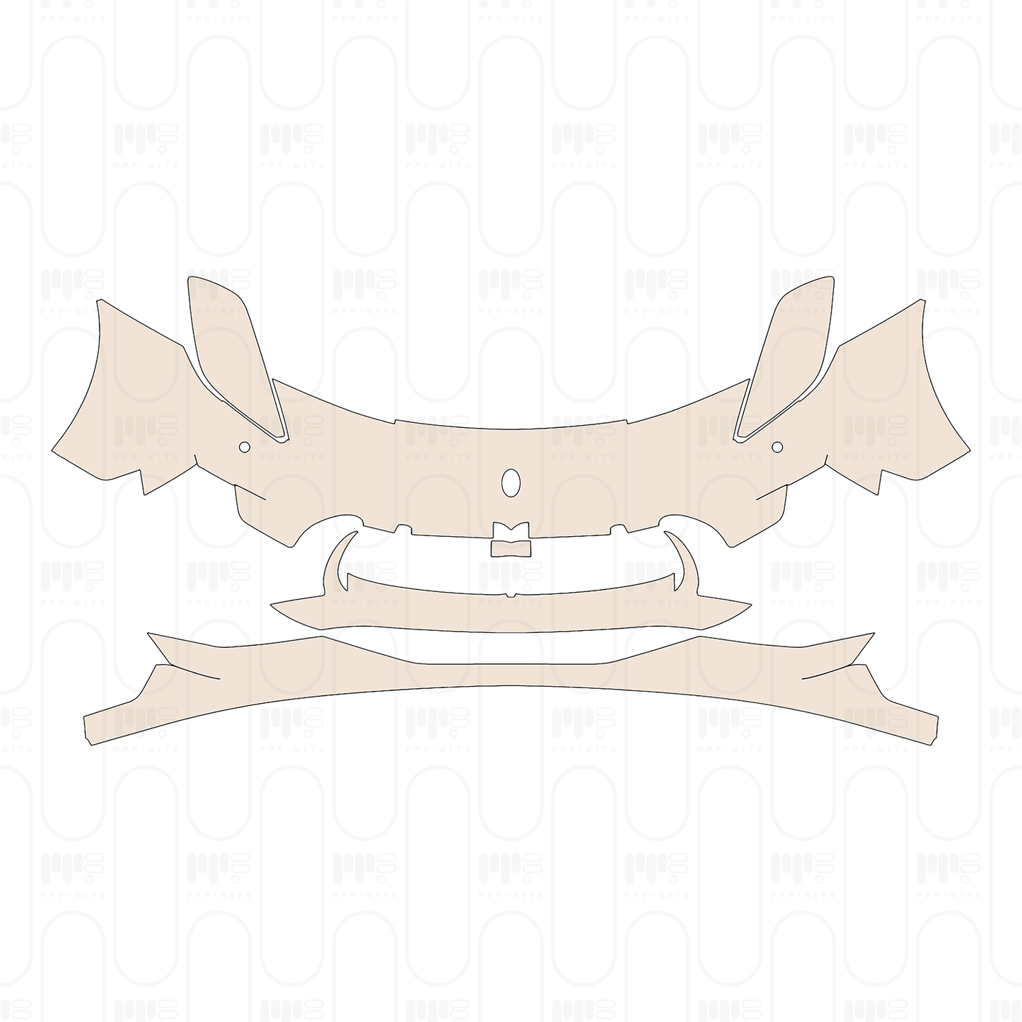 Voorgesneden PPF Maserati MC20 2020