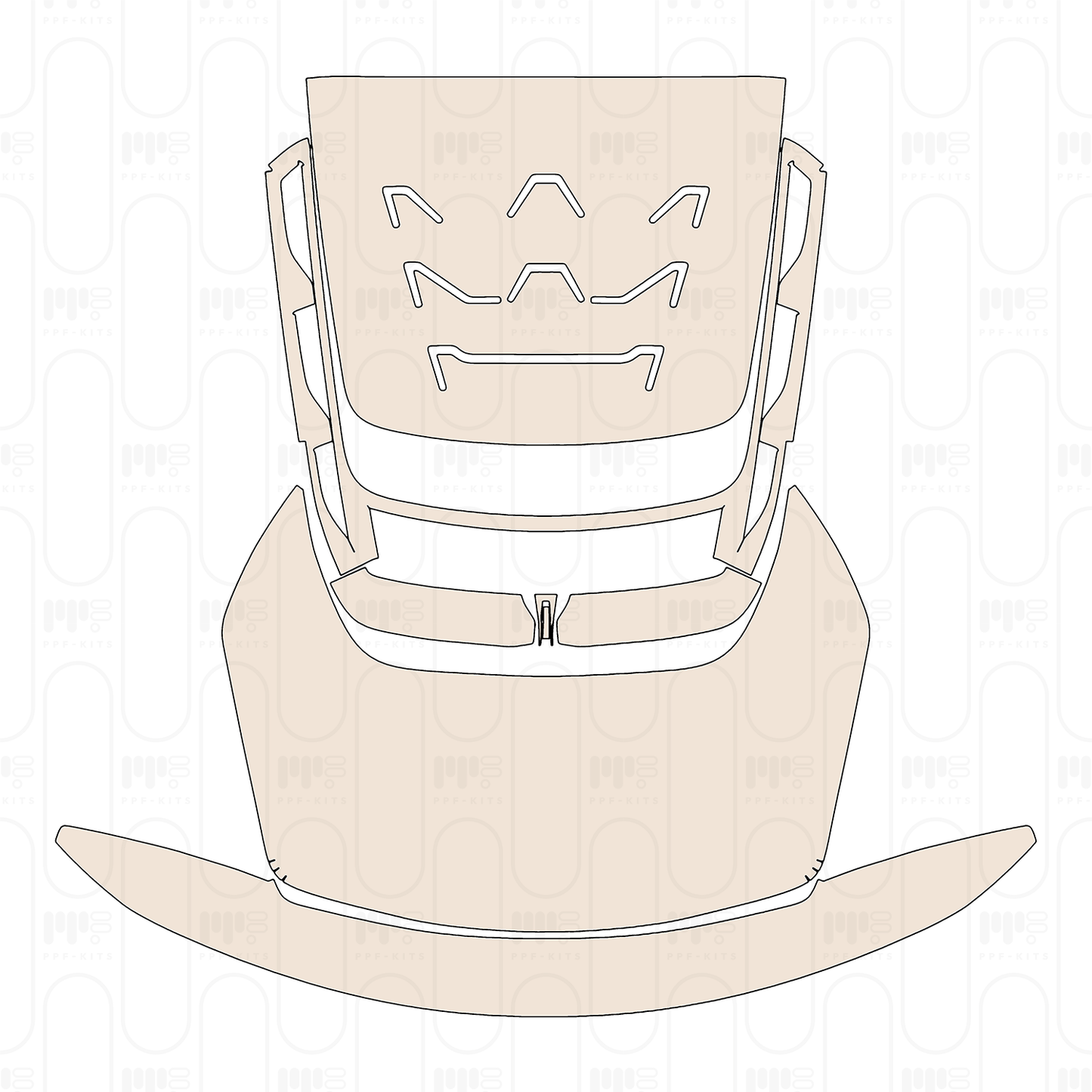 Voorgesneden PPF Maserati MC20 2020