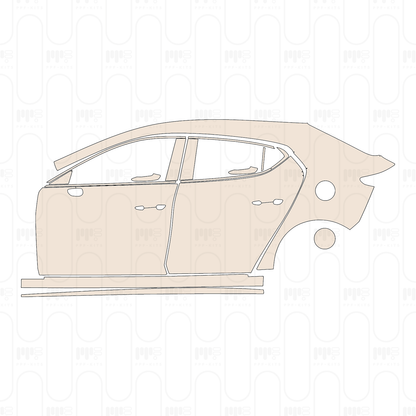 Voorgesneden PPF Mazda Axela (Mazda 3) Hatchback 2022