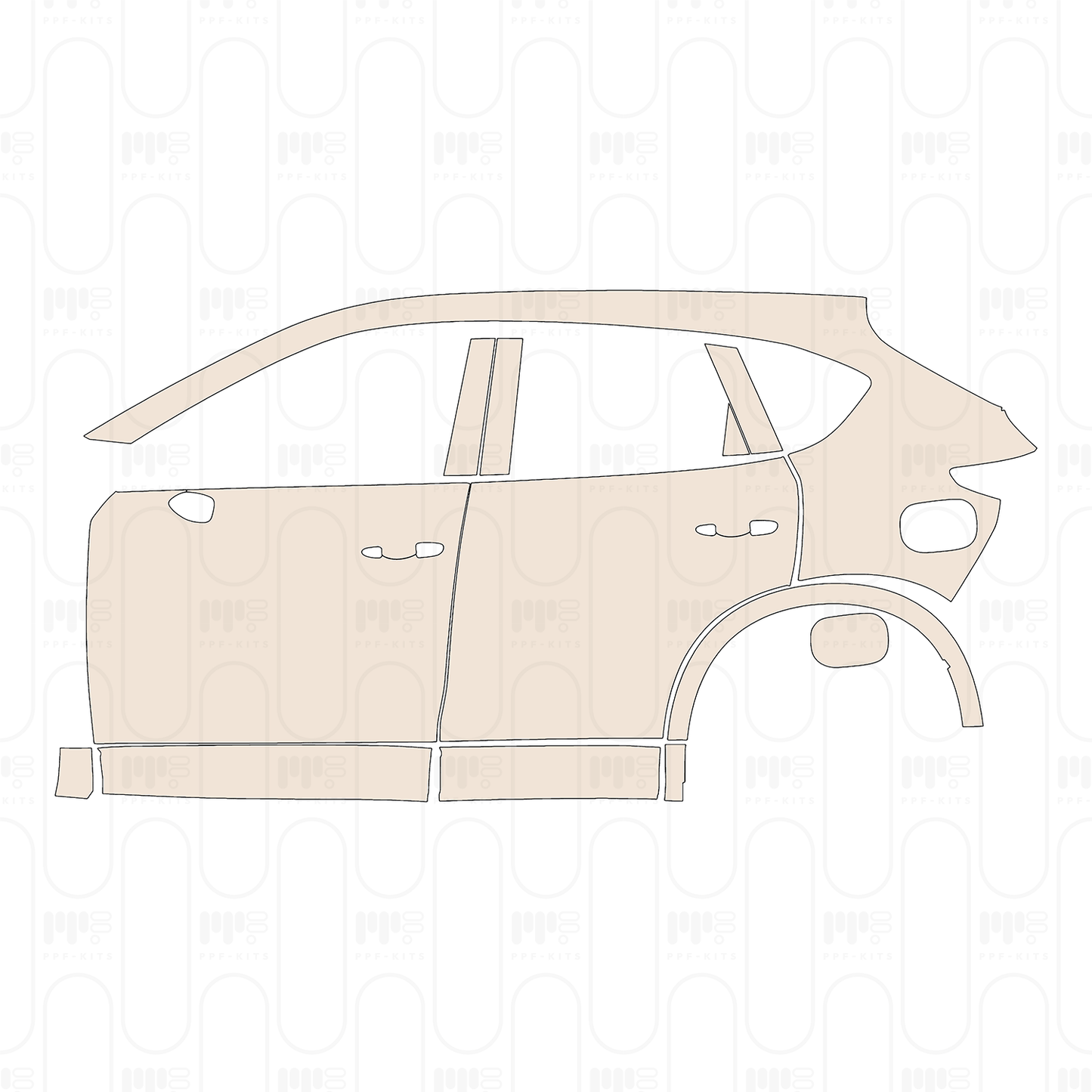 Voorgesneden PPF Mazda CX-5 2022