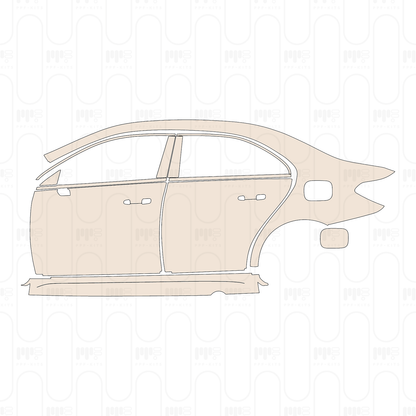 Voorgesneden PPF Mercedes-Benz A Class Sedan AMG A 35 2022