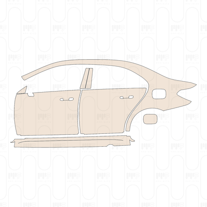 Voorgesneden PPF Mercedes-Benz A Class Sedan AMG-Line Extended Wheelbase (Chinese only) 2022