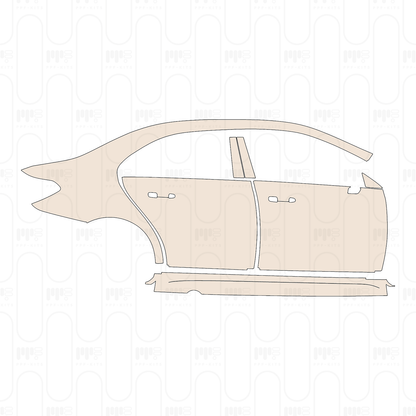Voorgesneden PPF Mercedes-Benz A Class Sedan AMG-Line Extended Wheelbase (Chinese only) 2022