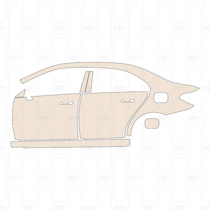 Voorgesneden PPF Mercedes-Benz A Class Sedan Base Extended Wheelbase (Chinese only) 2022
