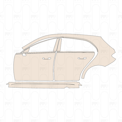 Voorgesneden PPF Mercedes-Benz A Class Hatchback AMG A 45 2022