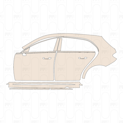 Voorgesneden PPF Mercedes-Benz A Class Hatchback AMG A 45 2022