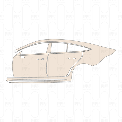 Voorgesneden PPF Mercedes-Benz AMG GT 4-Door 63 2022