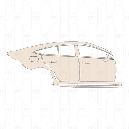 Voorgesneden PPF Mercedes-Benz AMG GT 4-Door 63 2022