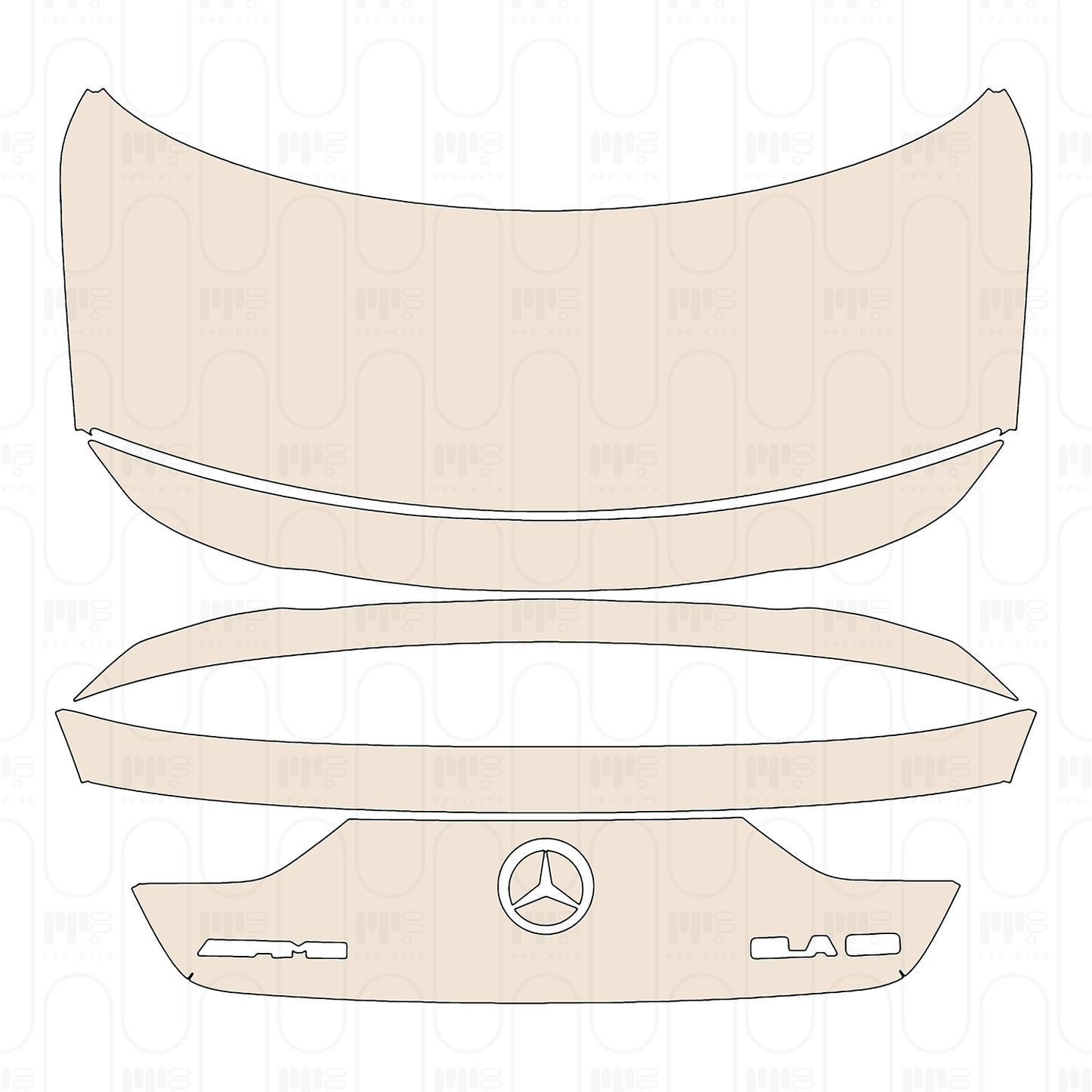 Voorgesneden PPF Mercedes-Benz CLA Coupe AMG CLA 35 2024