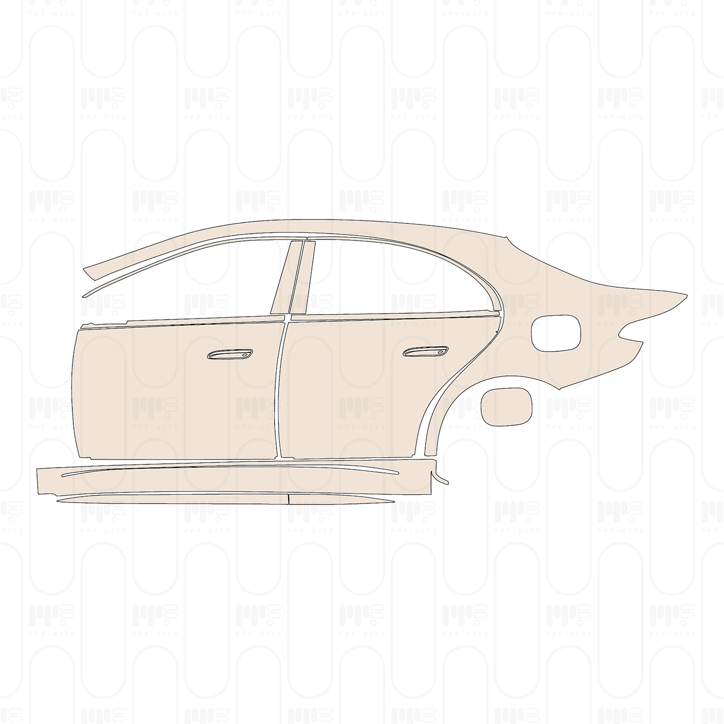 Voorgesneden PPF Mercedes-Benz E Class Sedan AMG E53 2024
