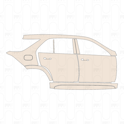 Voorgesneden PPF Mercedes-Benz GLE SUV AMG GLE 53 2022