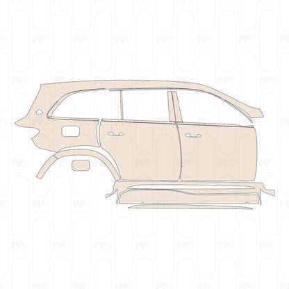 Voorgesneden PPF Mercedes-Benz Maybach GLS 2025