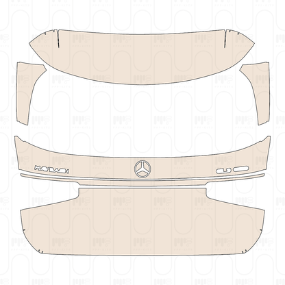 Voorgesneden PPF Mercedes-Benz Maybach GLS 2025