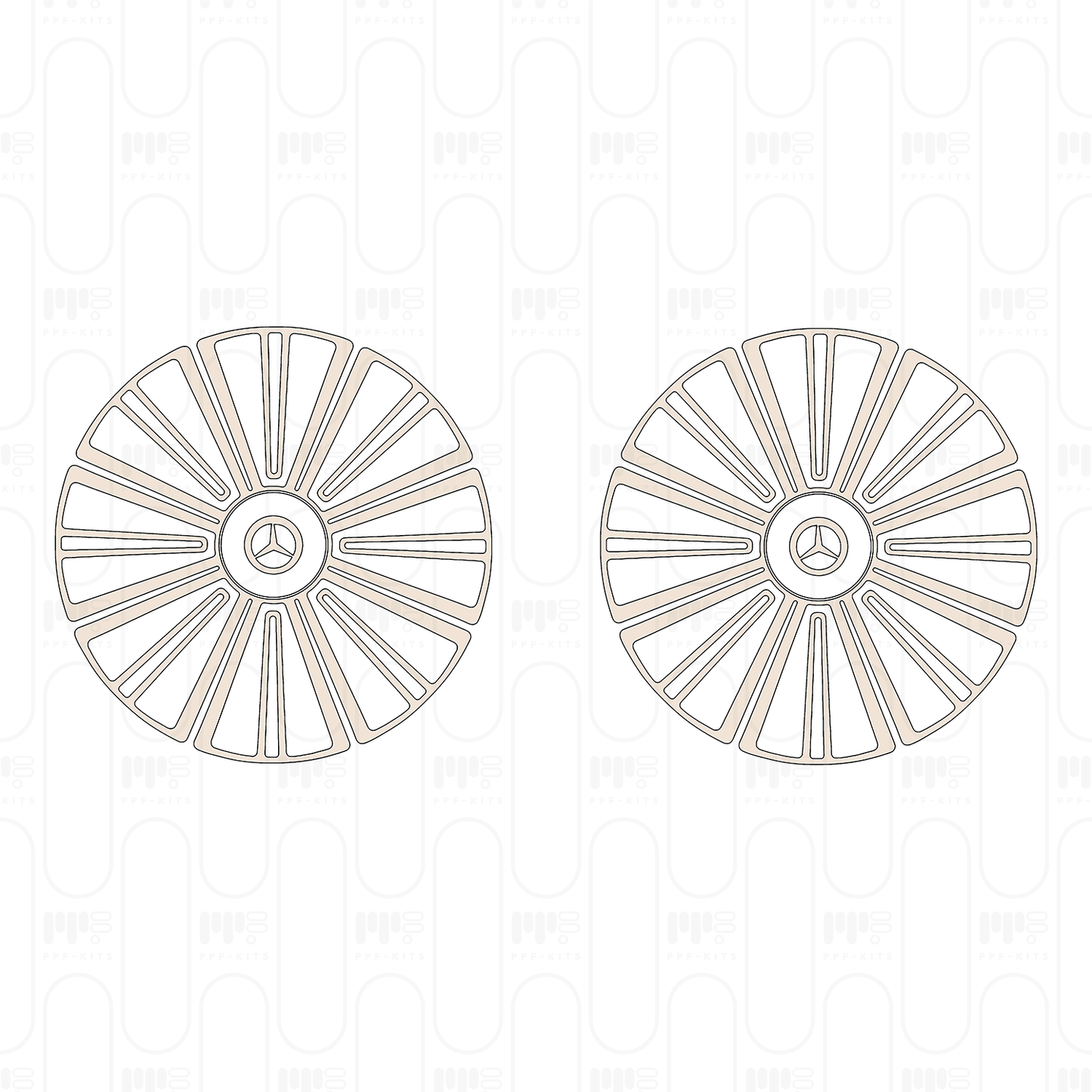 Voorgesneden PPF Mercedes-Benz Maybach GLS 2025