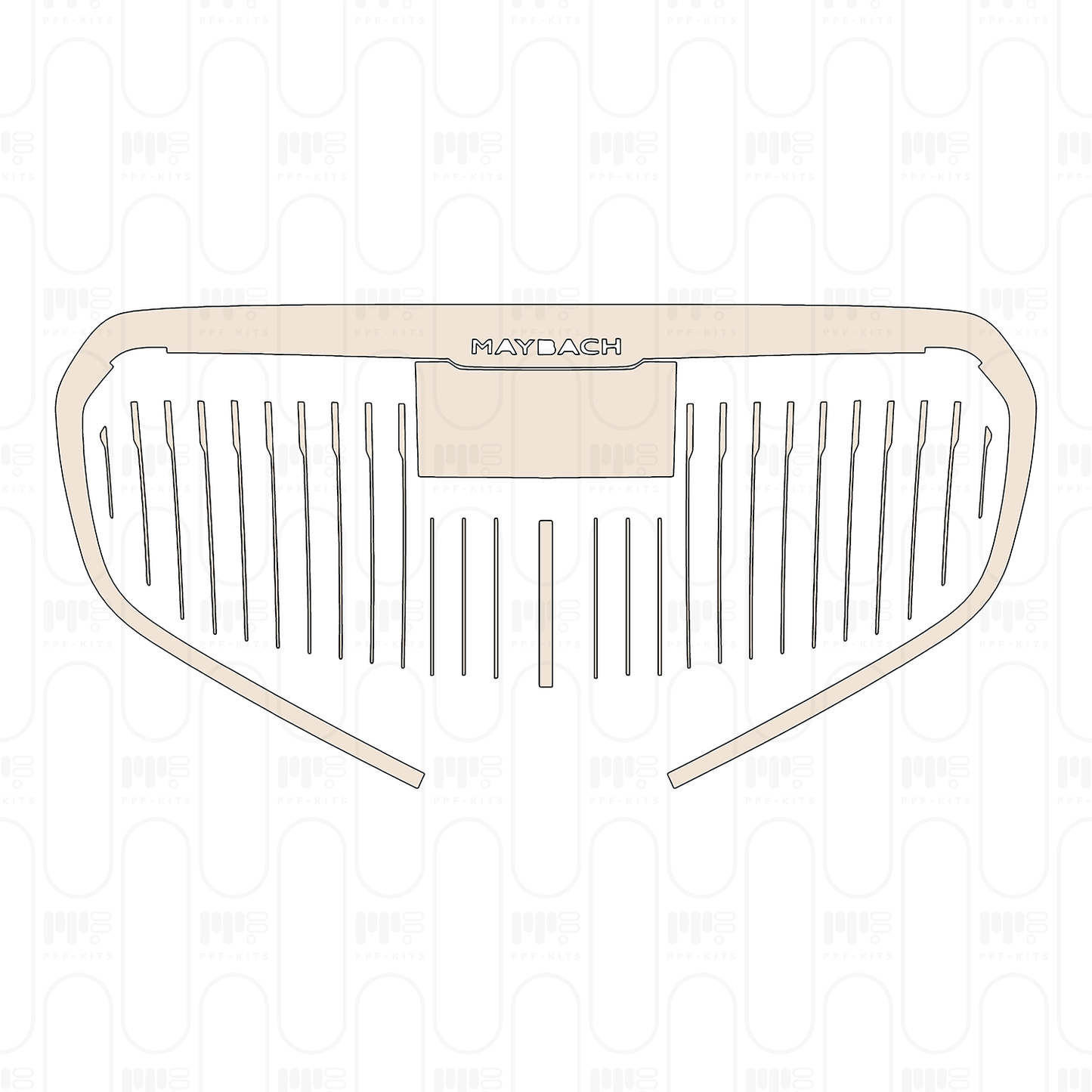 Voorgesneden PPF Mercedes-Benz Maybach S Class S480 2022