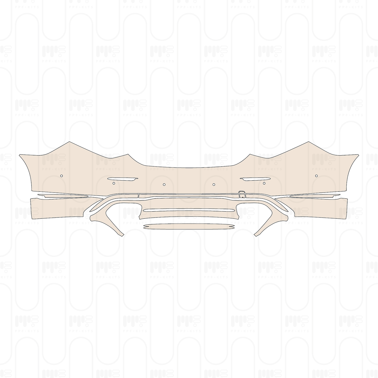 Voorgesneden PPF Mercedes-Benz Maybach S Class S480 2022