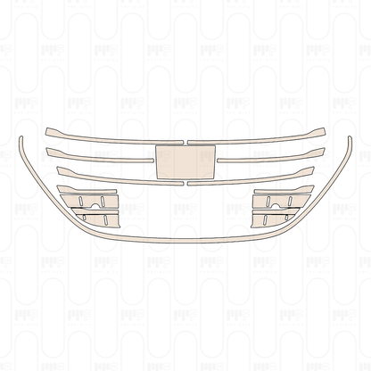 Voorgesneden PPF Mercedes-Benz V Class Extended Wheelbase Base 2025