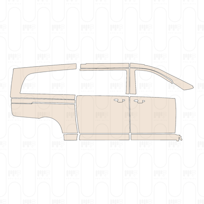 Voorgesneden PPF Mercedes-Benz V Class (Europe) Extra Long AMG-Line 2022