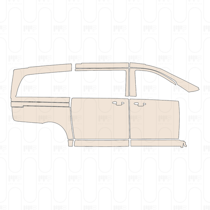 Voorgesneden PPF Mercedes-Benz V Class (Europe) Long Base 2022