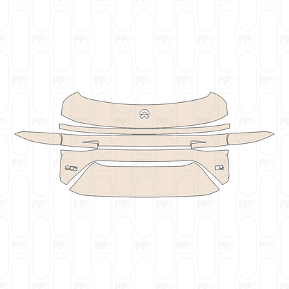 Voorgesneden PPF NIO EC6 2023