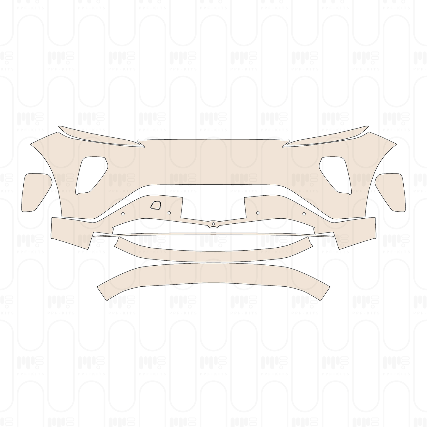 Voorgesneden PPF NIO EC7 2023