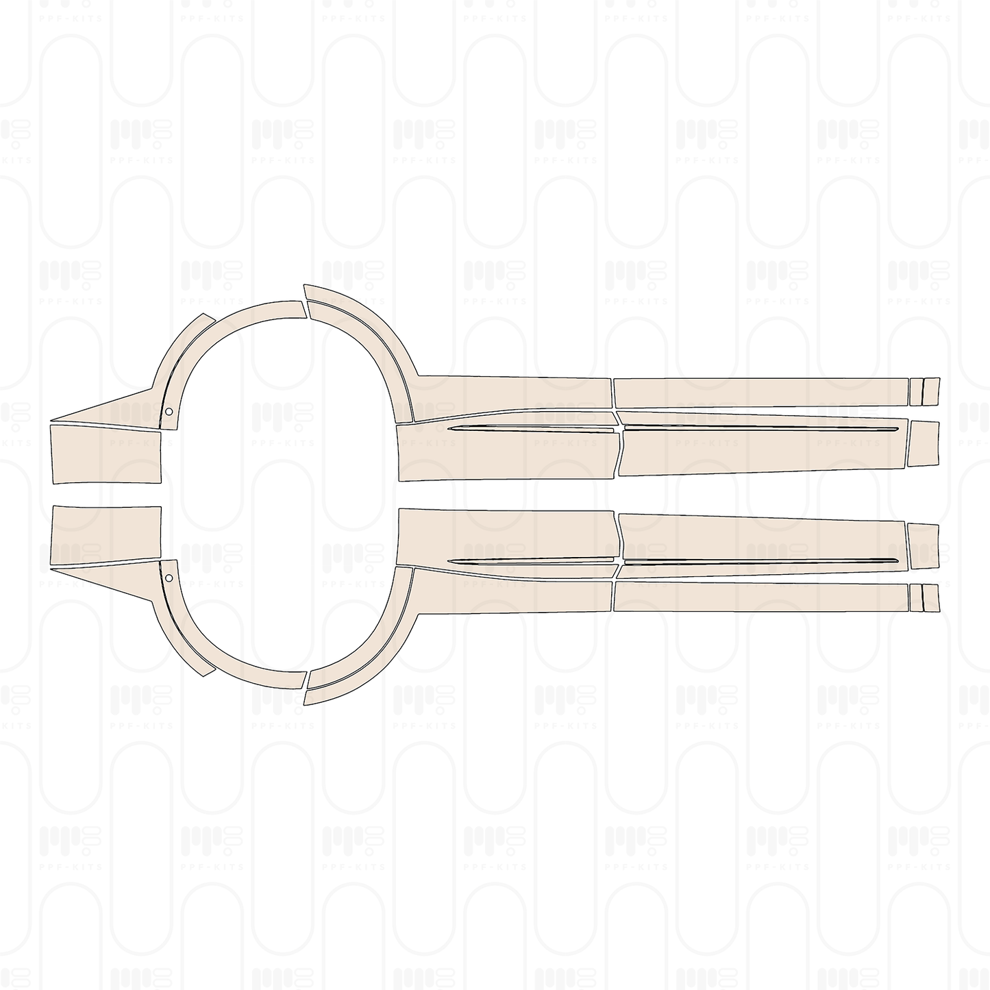 Voorgesneden PPF NIO EC7 2023