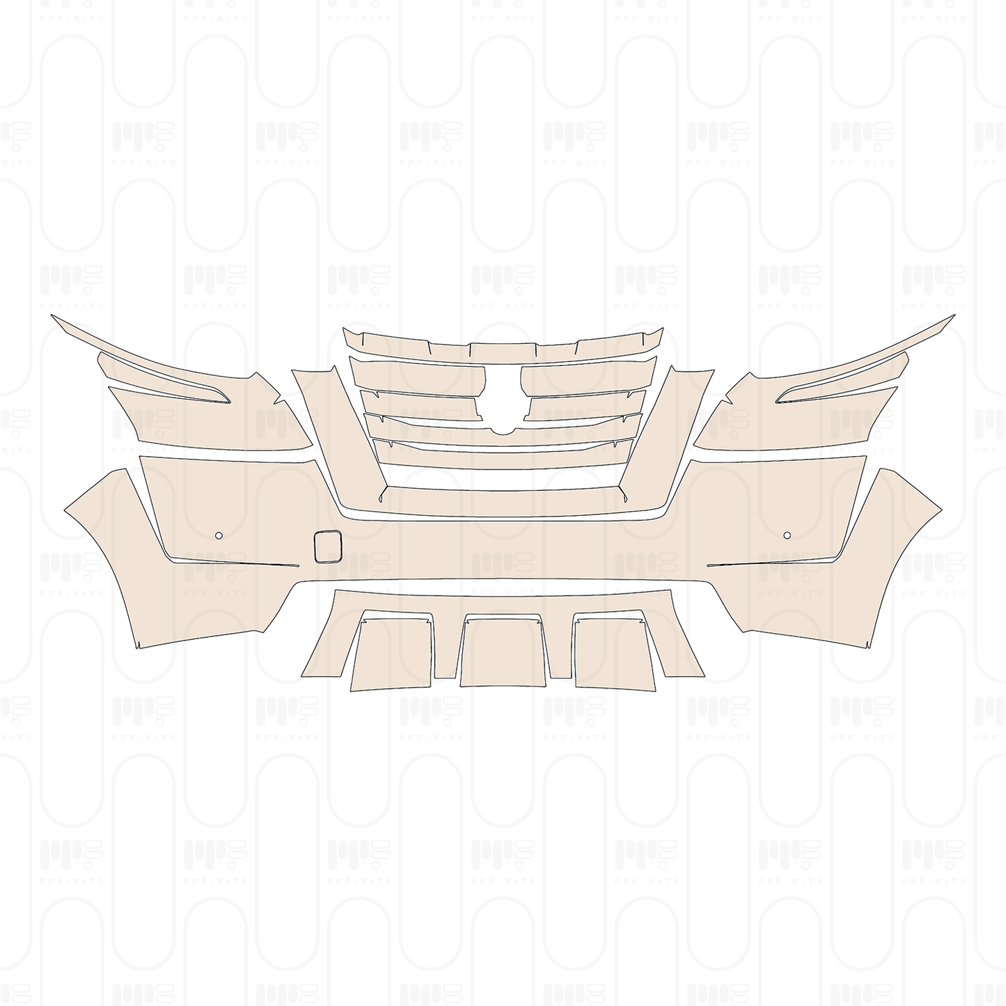 Voorgesneden PPF Nissan Pathfinder S 2023