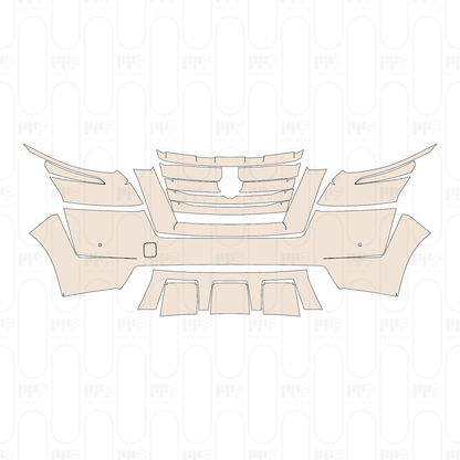 Voorgesneden PPF Nissan Pathfinder S 2023
