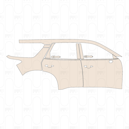 Voorgesneden PPF Nissan Pathfinder S 2023
