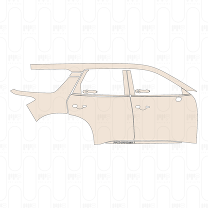Voorgesneden PPF Nissan Pathfinder Platinum 2023