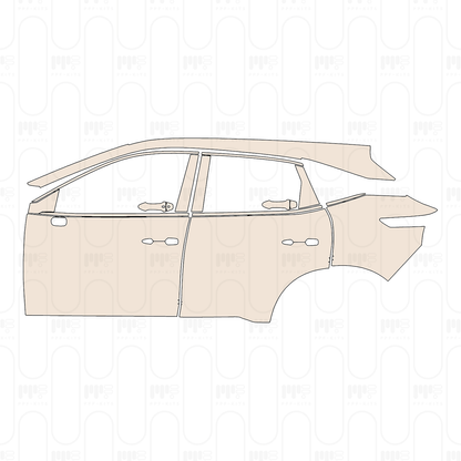 Voorgesneden PPF Nissan Qashqai (AU) ST 2022