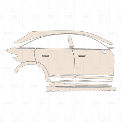 Voorgesneden PPF Smart #3 Brabus 2023