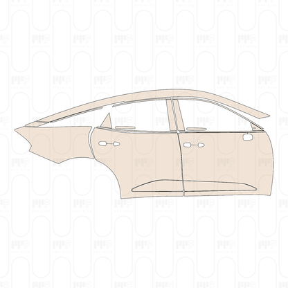 Voorgesneden PPF Toyota Crown 2023
