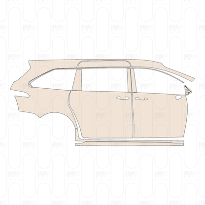 Voorgesneden PPF Toyota Sienna LE 2022