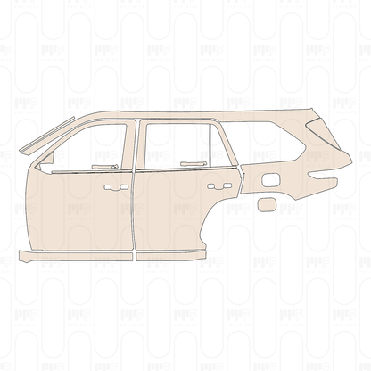 Voorgesneden PPF Toyota Sequoia TRD Pro 2023