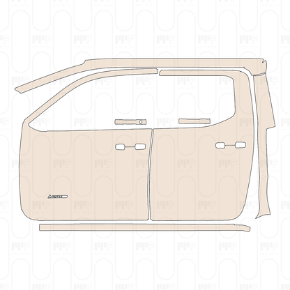 Voorgesneden PPF Toyota Tacoma Double Cab Limited 2024