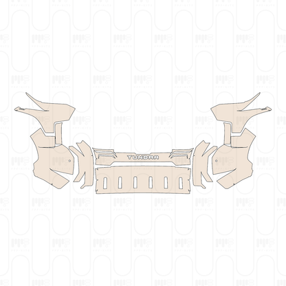 Voorgesneden PPF Toyota Tundra CrewMax SR5 2022